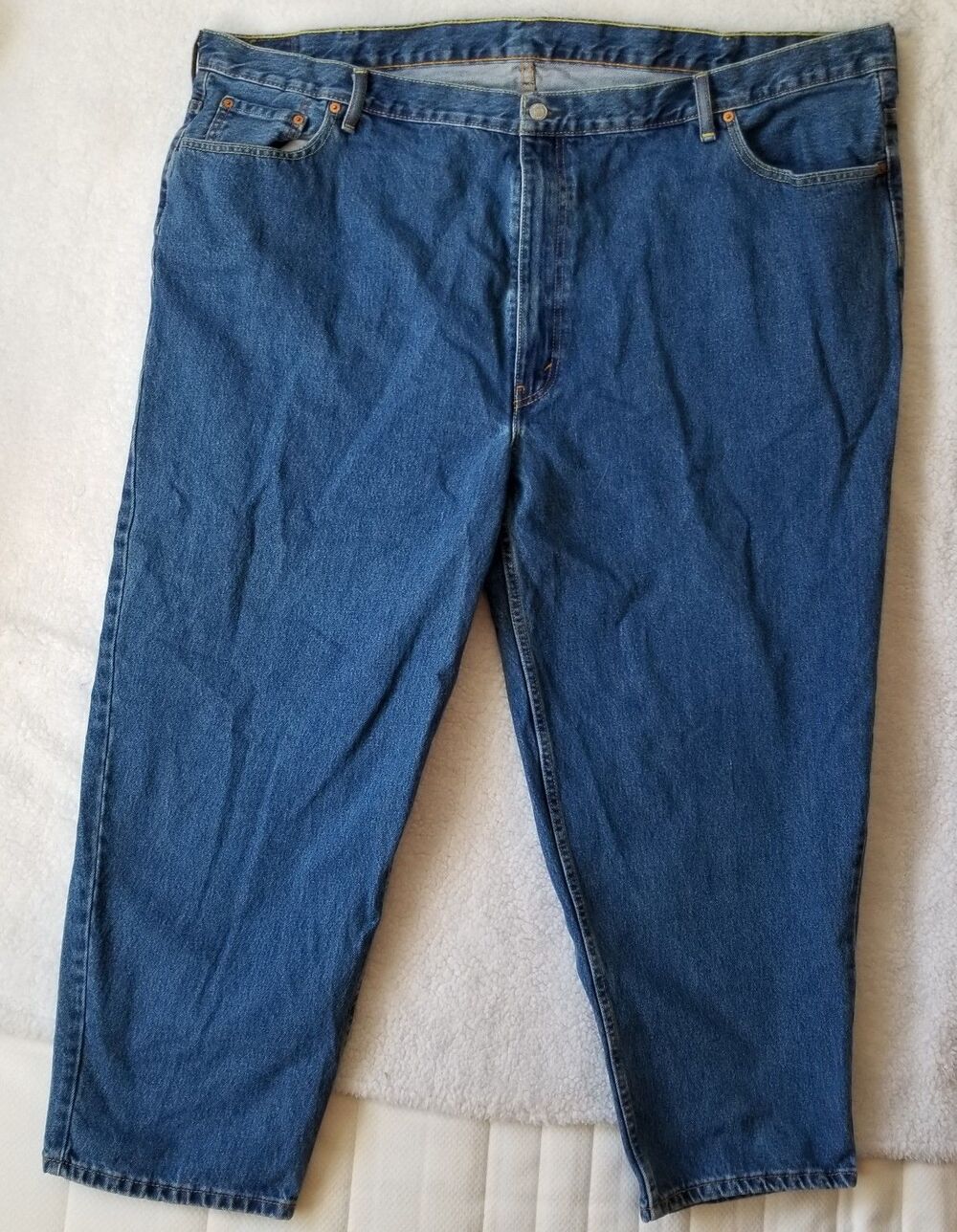 Levi’s 560 Comfort Fit Jeans – W54 L28 – Factory Hemmed – Medium Wash